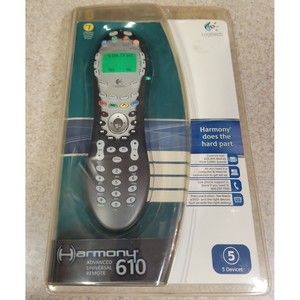 Logitech Harmony 610 Advanced Universal Remote Screen LED New Sealed NIB